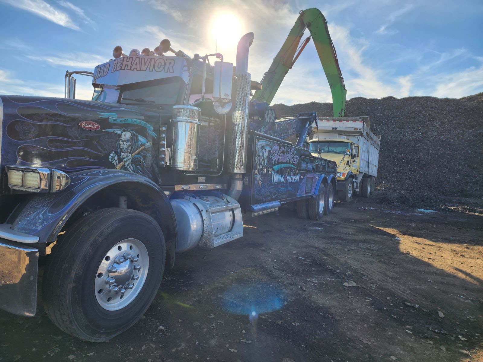 Hawk's Recovery And Towing Inc. Truck