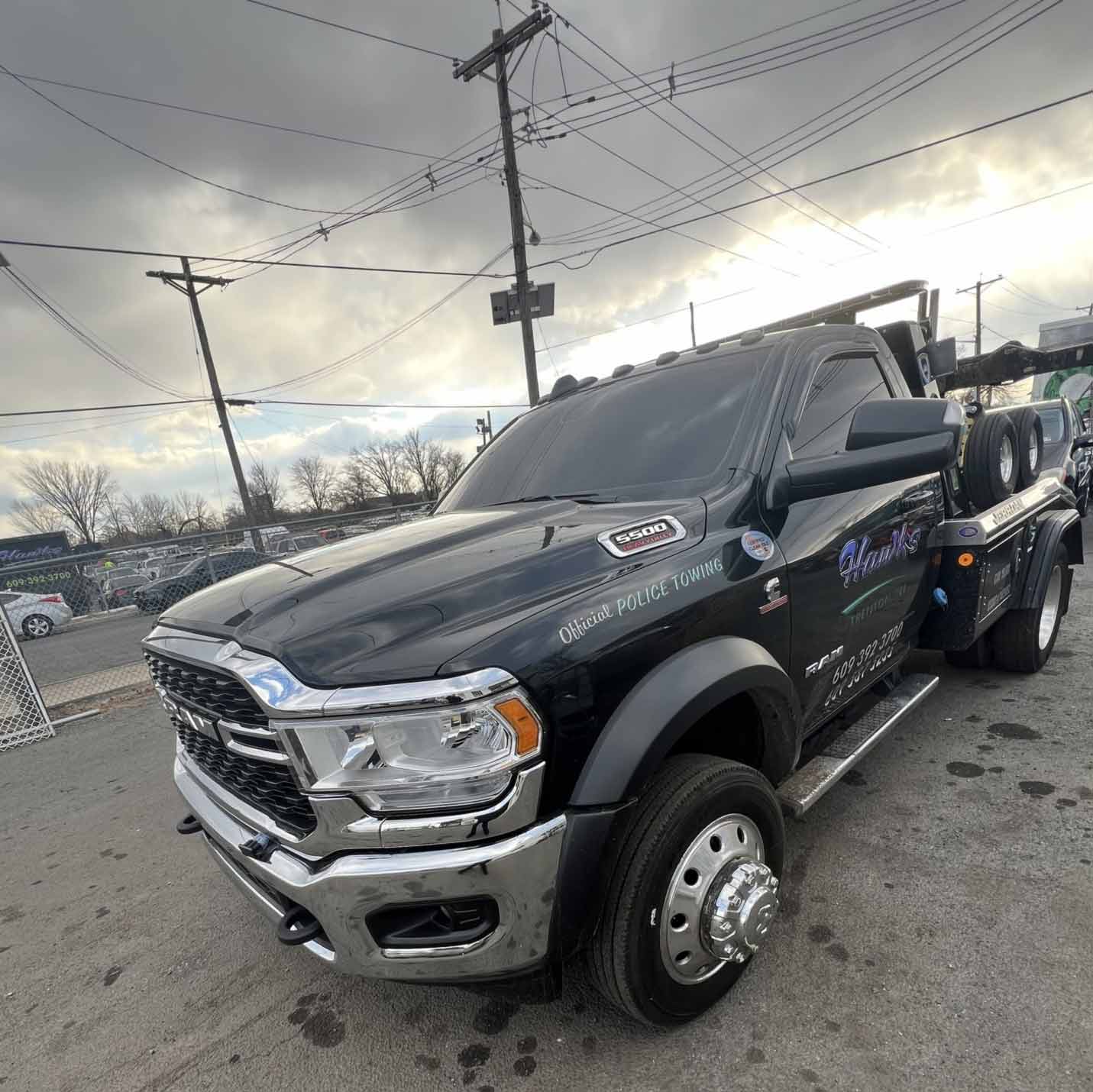 Hawk's Recovery And Towing Inc. Truck